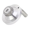 Lathe Handwheel 80mm Aluminum Alloy Hand Wheel with Crank Handle
