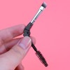10 Piezas Cepillo Plegable Doble, Maquillaje Diario, Negro