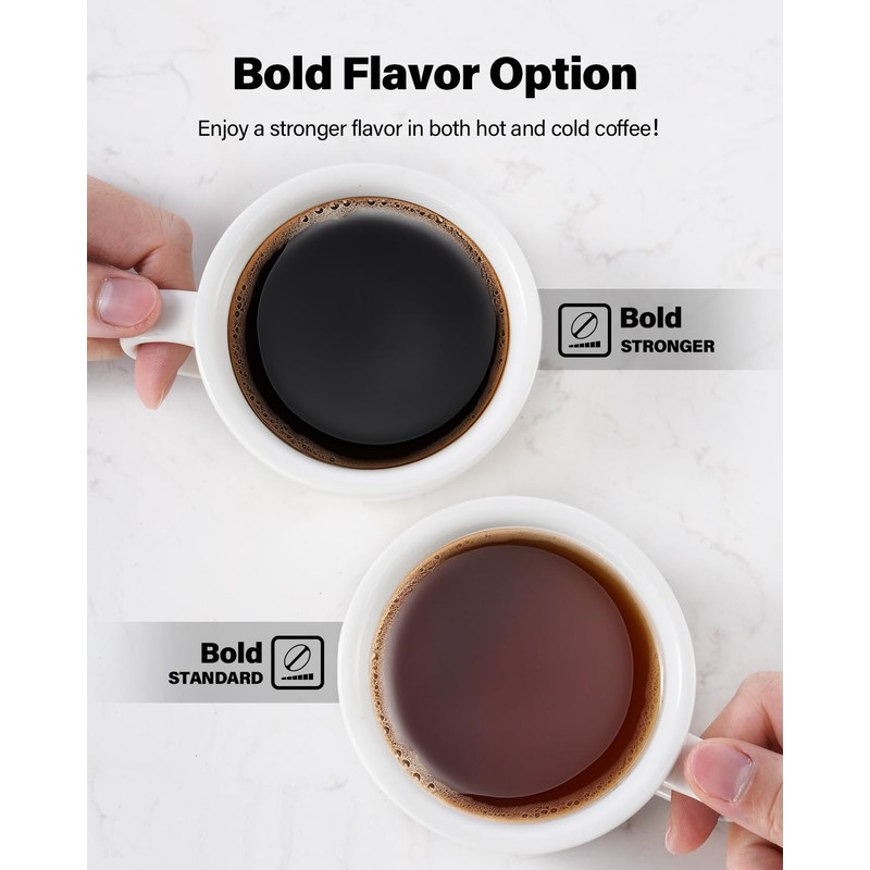 TWOMEOW K Cup Coffee Maker With Bold Setting, Single Serve