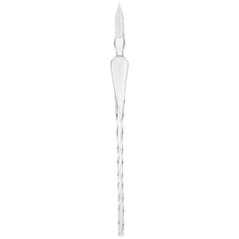 Pxiryanlow Silver Handmade Glass Dip Pen, High Borosilicate Glass Elegant Crystal Glass Pen for Writing, Drawing, Signatures, Calligraphy, Decoration, Painting, Drawing and Art Supplies