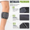 2 PCS Codera Ajustable, Codo de Tenista, Codera para Tendinitis,