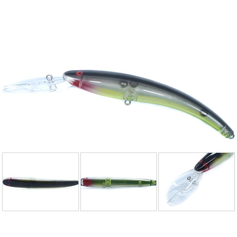 SEASKY Walleye Bass Pike Fishing Lure 4 3/4 INCHES 9/16oz