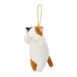 Livheart 87033-11 By the Scruff of the Neck Calico Cat Reel, Total Length: Approx. 5.9 inches (15 cm), Keychain
