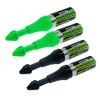 MarXman Green Standard x2 Chalk Black Deep x2 Marking Pen