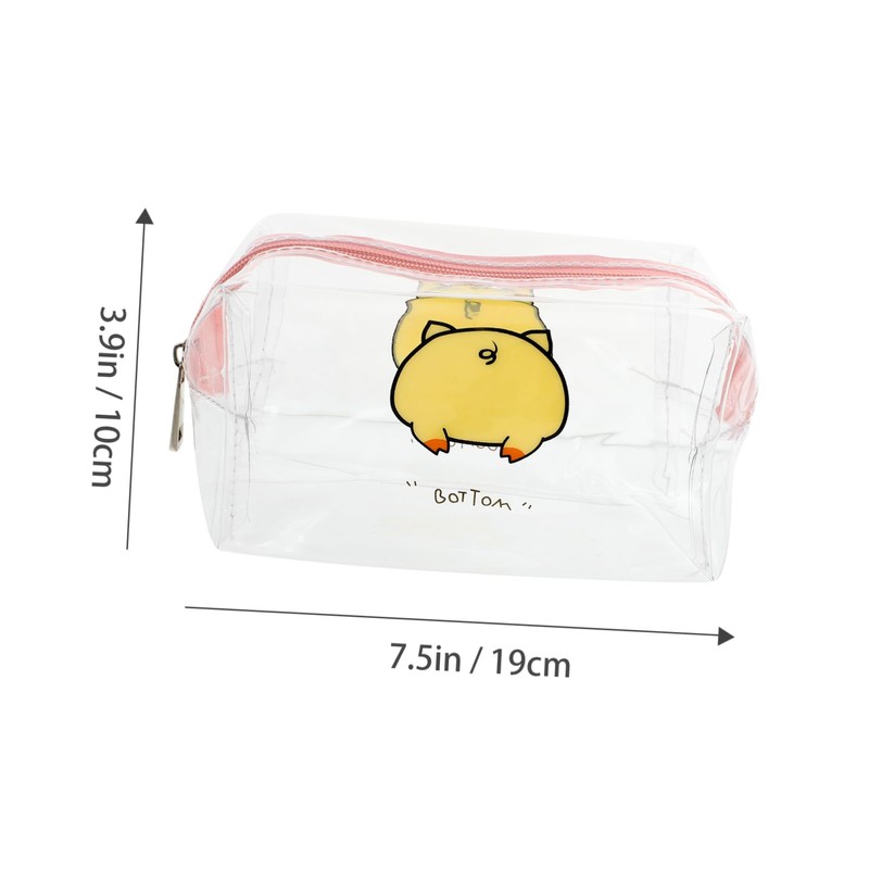 Outanaya Cosmetic Pouch Cute Pig Design Makeup Organizer for Travel
