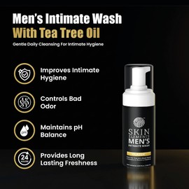 Skin Elements Men's Intimate Wash 120 ml - Limpieza suave - Elimina olores - pH equilibrado