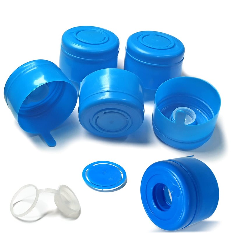 yuntop 10PCS 55mm 3 and 5 Gallon Non-Spill Caps, Reusable
