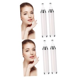 Baluue 4pcs Refillable Roller Containers for Essential Oils and Makeup Samples Leak-resistant Applicator for Travel and Daily Use Design