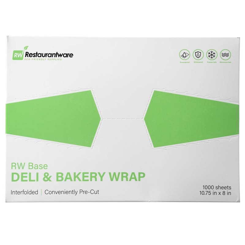 Restaurantware-RW Base 10.75 x 8 Inch Plastic Deli Sheets, 1000
