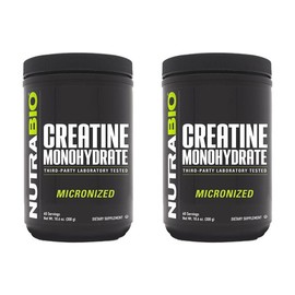 NutraBio 크레아틴 모노하이드레이트 무향 300g 2팩 NutraBio Creatine Monohydrate Unflavored 300g 2 Packs