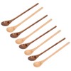 8 Pcs Wooden Spoon Beech Wood Safe Environmentally Friendly Wooden