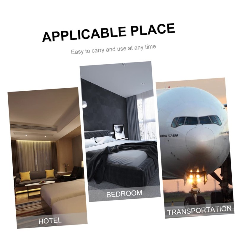 Beavorty 2 Pcs Silk Sleep Mask Headband Shading for Dry