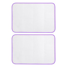 KABAKE 2 Pack Protective Ironing Pressing Pad, Household Protective Iron Scorch Mesh Cloth High Temperature Resistance Ironing Scorch Heat Insulation Mat