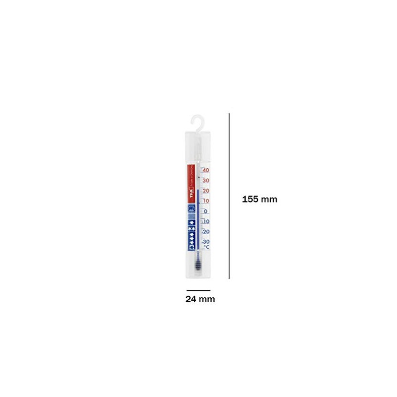 TFA Dostmann Termometro analogico da frigorifero, set da 2, 95.1034,