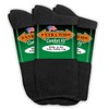 Extra Wide Comfort Fit Athletic Crew (Mid-Calf) Socks for Men