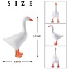 White Duck Magnetic Display Piece Resin Decoration Magnetic Goose Key