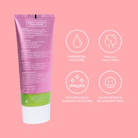 pürlisse Watermelon Energizing Face Peel & Exfoliator - 2-Minute Polishing Facial Peel - Gentle Exfoliating Face Polish with Glycolic Acid and Lychee - Boosts Radiance & Smooths Skin (2.5 oz)