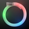 White Tube Light up Bracelets with Flashing Rainbow LEDs (Set