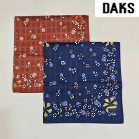 Daks 대구백화점 닥스남녀1매 나염 손수건(DKO1409) Daegu Department Store Daks Unisex Printed Handkerchief (DKO1409)