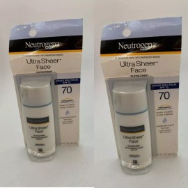 Neutrogena 2 EXPIRED Neutrogena Ultra Face & Body Liquid 1.4oz Daily Facial Sunscreen SPF70