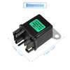 X AUTOHAUX No.8942481610/8942481610/8944233140 Preheating Glow Plug Relay for Yanmar 12V