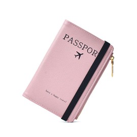 KGDUYC Passport Case, Travel Wallet, RFID Blocker Passport Bag for Credit Cards, ID and Travel Documents, Passport Case with Zip Coin Compartment, Travel Accessories/Travel Organiser, Travel Gift,