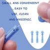 200 Pcs Pimple Needle Blackhead Blemish Remover,Milia Removal Needle Blue