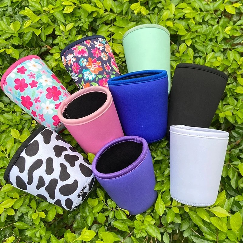 Coffee Cup Holder with Handle Custom Neoprene Coffee Cup Sleeve