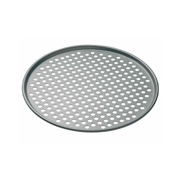 Nobel 30 cm Perforated Aluminium Pizza Tray,Pan Robust 1 mm