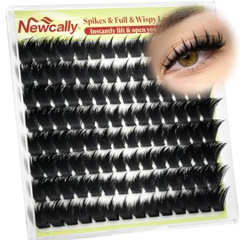 Fluff Cat Eye Lash Clusters Spikes Pre Mapped Eyelash Clusters Thick