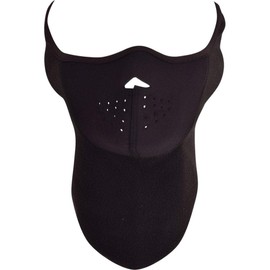 Spindle Mens Neck Warmer Winter Fleece and Neoprene Face Cover.Snood Ski Mask Motorbike Sports Outdoor One Size Black