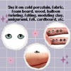 S23-7: Resin Googly & Wiggle Eyes (256 Pcs/128 Pairs) 7mm–Light