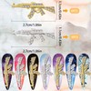 12 Pcs Diamonds Gun Nail Charms, MIKIMIQI Alloy Gun Nail
