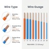 16 Pcs T Tap Wire Connectors for AWG 28-12 Wiring