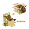 uxcell 2 Pcs Folding Table Leg Hinges, 90 Degree Folding