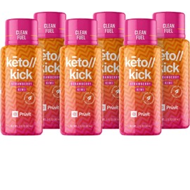 Pruvit Keto Kick Strawberry Kiwi Exogenous Ketones - 6 Packs 90 ml