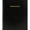 BookFactory Problem Solving Log Book/Journal/Logbook - 120 Page, 8.5''x11'', Black