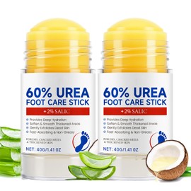 Foot Cream with 60% Urea for Very Dry, Rough and Cracked Skin, Urea Cream 60% for Foot Care, Anti-Cracking Foot Cream, Moisturising Foot Cream for Feet and Hands