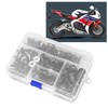 177PCS Motorcycle Fairing Bolt Kit Colorful M5 M6 Motorcycle Windscreen