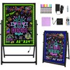 Hosim Standing A-Frame LED Message Writing Board, 32”x 24" Illuminated