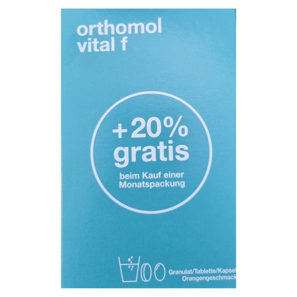 Orthomol Vital F Granules/Tab/Cap Orange - for Women - 6 days