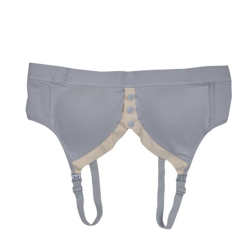 Wireless Nursing Bra V Shape Breastfeeding Breathable Maternity Bra with