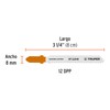 Truper ST-119-B, Segueta zanco T, 12 DPP, cortes rectos madera