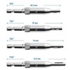 Bestgle 4Pcs Door Self-centering Hinge Drill, Window Hole Opening Center