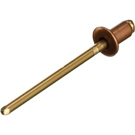 GESIPA 50 x Blind Rivets Copper Diameter 4.0 x 12.0 mm Rivetable Material Thickness: 6.5 - 8.5 mm Rivets in Industrial Quality Buy Hollow Rivets from the Professionals of Blind Riveting Technology
