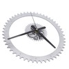 Simple Wall Clock Hollow Gear Frameless Design Hanging Clock with