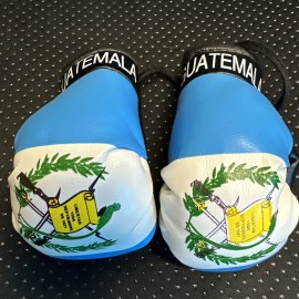 Sports United Guatemala Flag Mini Gloves Boxing Car Mirror Rearview Hanging Auto Deco
