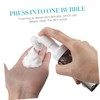 Gatuida 4pcs Transparent Foaming Bottles Travel Dispenser for Shampoo Hand