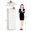 Crestlive Products Tall Dresser, 7-Drawer Fabric Storage Tower, Chests of