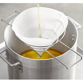 Abbey Deep Fat Fryer Cooking Oil Filter Paper (Shortening Filter Paper) - Enhance Taste, Extend Oil Life - 50 Filters per Box